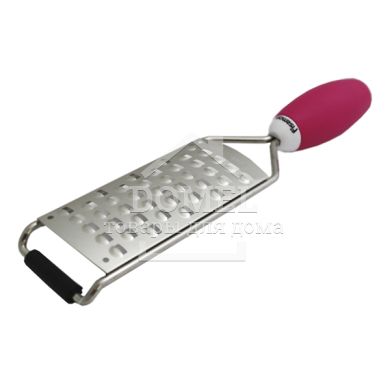 Терка профессиональная на ручке 24x5 см - 4 вида лезвий в ассортименте (нержавеющая сталь) 