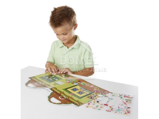 MD18585 Puffy Stickers - Santa's Workshop (Объемные многоразовые наклейки "Мастерская Санта-Клауса")