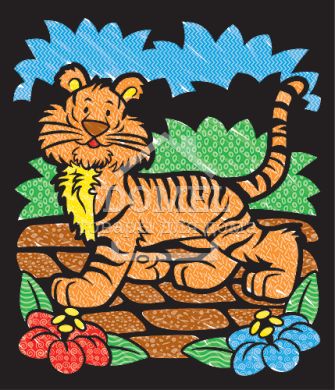 MD5397 Magic Velvet Animal Scenes (Магическая бархатная раскраска "Животные")