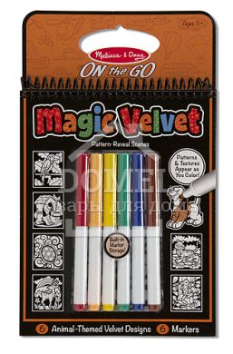 MD5397 Magic Velvet Animal Scenes (Магическая бархатная раскраска "Животные")