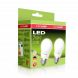 Промо-набір EUROLAMP LED Лампа A50 7W E27 3000K акція "1 + 1", E27, 3000K, 530Lm, 7W