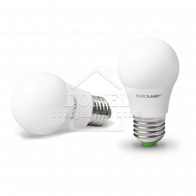 Промо-набір EUROLAMP LED Лампа A50 7W E27 3000K акція "1 + 1", E27, 3000K, 530Lm, 7W