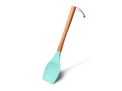 Сервірувальна ложка 32 см (силікон з дерев'яною ручкою)