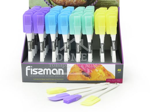 Силиконовые кисточка и лопатка (комплект)