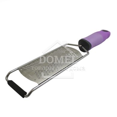 Терка профессиональная на ручке 32x7 см - 4 вида лезвий в ассортименте (нержавеющая сталь)