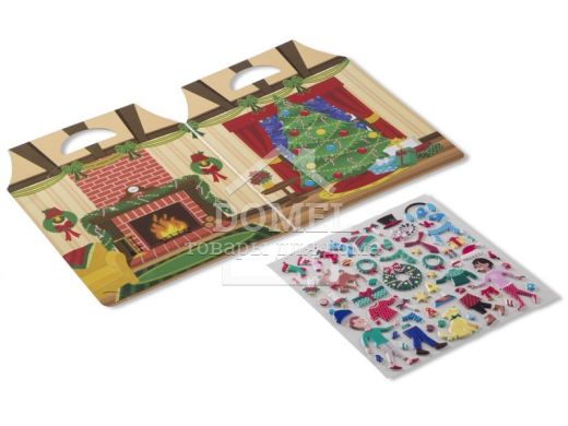 MD18586 Puffy Stickers - 'Tis the Season (Объемные многоразовые наклейки "Зимние забавы")