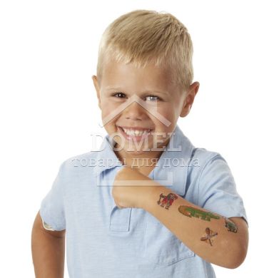 MD2947 My First Temporary Tattoos - Blue (Мои первые временные татуировки, 100 шт., голубые)