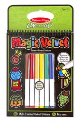 MD5398 Magic Velvet Sticker Book (Магічна оксамитова розфарбування "Мульти-забавки"), Від 5 років, Розмальовки