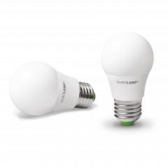 Промо-набір EUROLAMP LED Лампа A50 7W E27 4000K акція "1 + 1", E27, 4000K, 550Lm, 7W