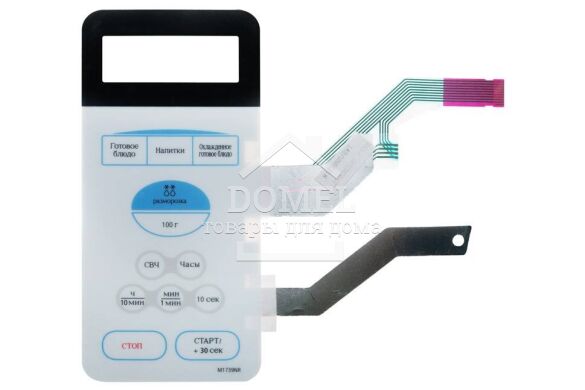 Сенсорная панель управления микроволновой печи Samsung M1739NR DE34-00284A