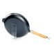 Пательня для смаження 27x4,8 см з рифленим дном і дерев'яною ручкою (чавун)