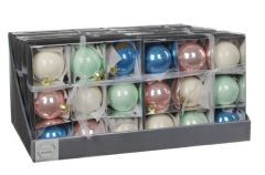 Ялинкові кульки"Christmas House" комплект 9 шт,мультикольорові 2016