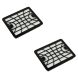 Комплект (2 шт.) фільтр HEPA11 DOMPRO DP13009 для пилососів Zelmer (2000.0050, 795050, ZVCA040S), Zelmer