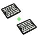 Комплект (2 шт.) фільтр HEPA11 DOMPRO DP13009 для пилососів Zelmer (2000.0050, 795050, ZVCA040S), Zelmer