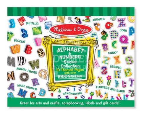 MD14191 Sticker Collection - Alphabet & Numbers (Набор стикеров "Алфавит и арифметика")