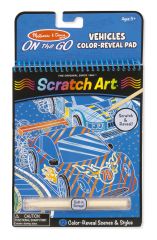 MD19141 Color - Reveal Pictures - Vehicles (Альбом царапок "Транспорт"), Для хлопчиків, Від 5 років, Царапки