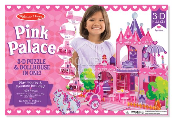 MD9462 Pink Palace 3D Puzzle (3D пазлы "Розовый замок")
